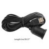 USB 3.5mm 1/8 Aux Extension Cable Lead Mounting Panel Car Boat Dash Flush Mount