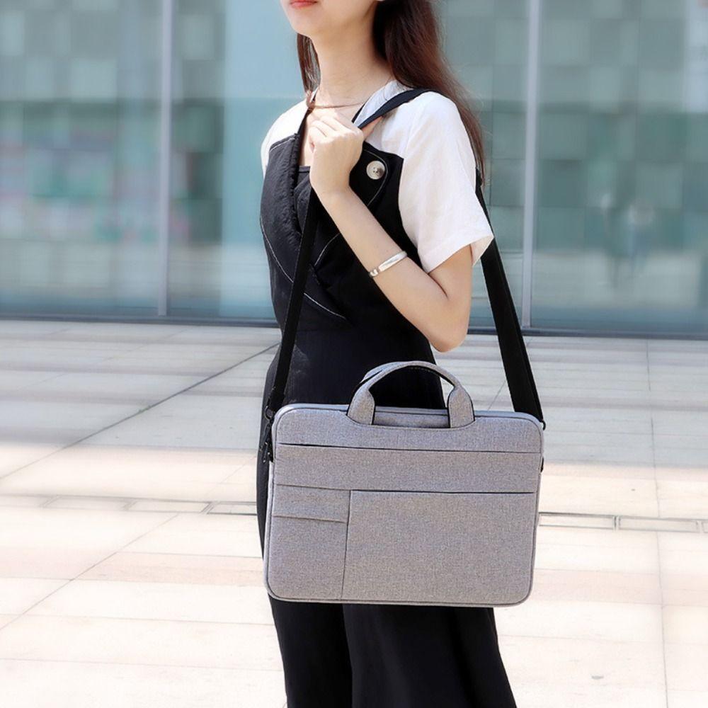 Universal Notebook Pouch Water-resistant Computer Storage Bag Modern Laptop Case  Shoulder Bag