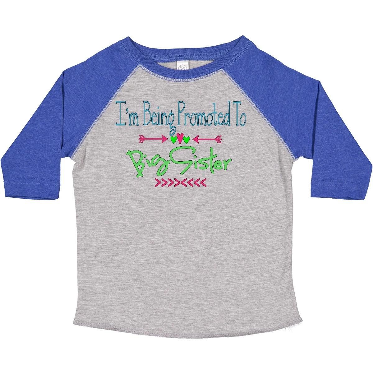 

Inktastic I m Being Promoted To Big Sister Toddler kids boys T-Shirt Boodlebug Sisters New 140