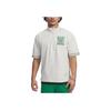 Courtside Fashion Simple Soft Loose Pullover Short Sleeve T-Shirt Men Tops Stone Black Kelly-Green 1390122-279