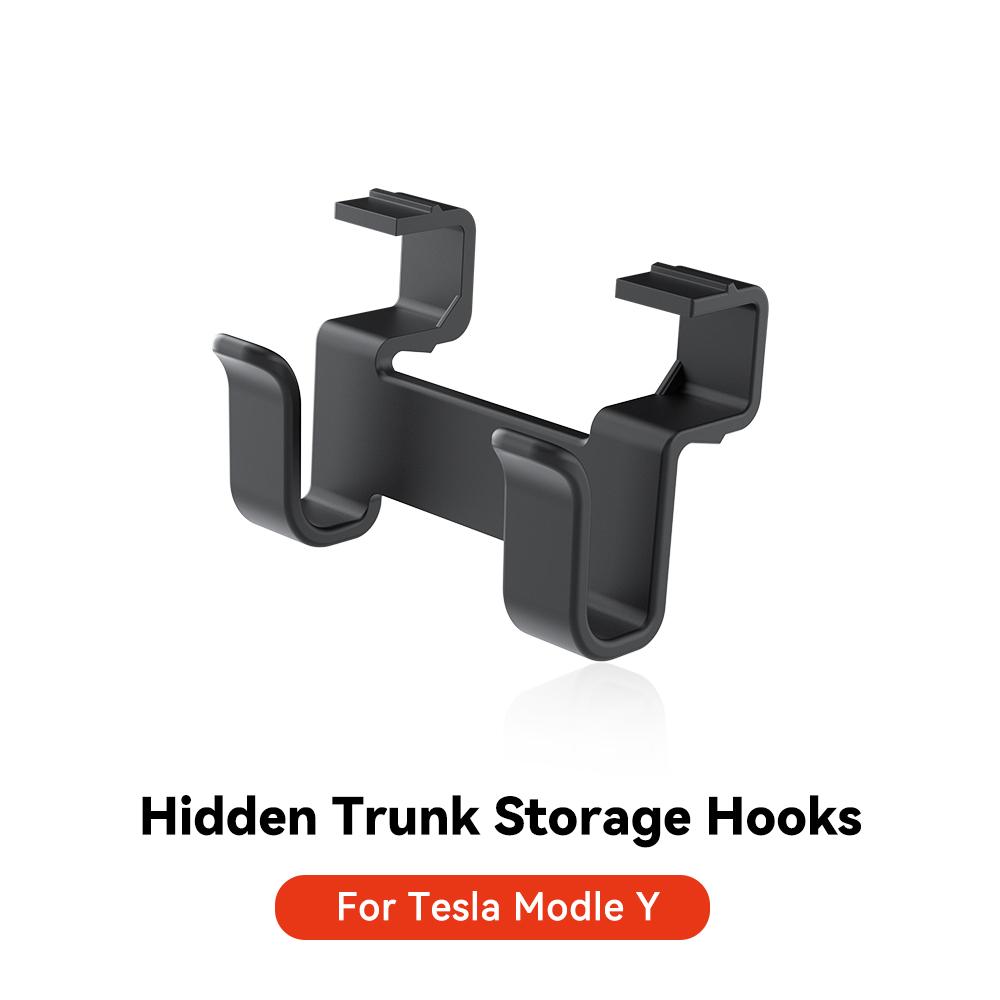 

YZ For Tesla Model Y Rear Trunk Hook Seat Button for Shopping Bag Holder Umbrella Hanger Storage Car Interior 2025-2025