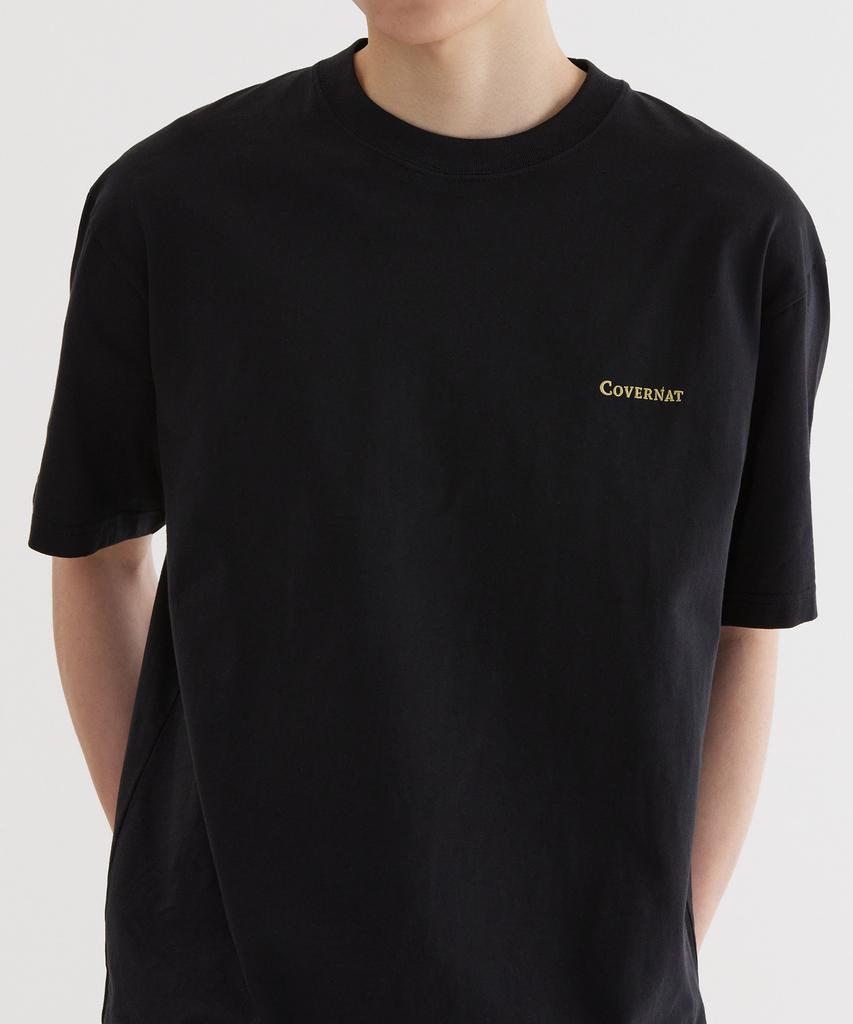COVERNAT Small Authentic T-Shirt Black
