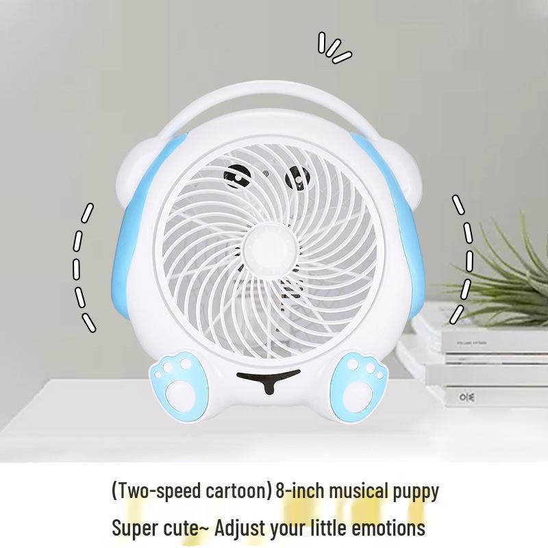 Cute Cartoon Mini Desktop Fan for Office or Dormitory