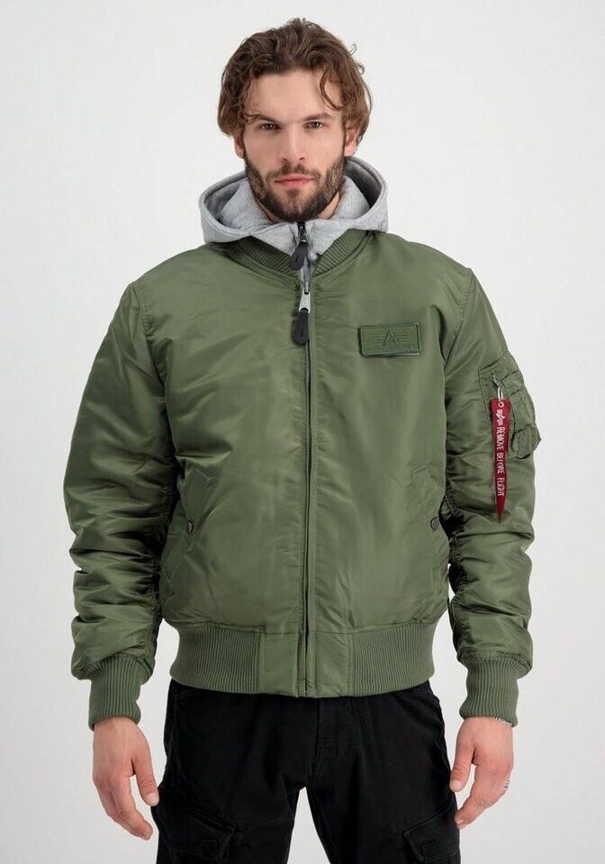 Winter Jacket Alpha Industries MA-1 D-Tec Hood Bomber Jacket (183110) Sage Green (183110-001)