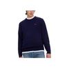 Levis FW23 Solid Color Crew Neck Pullover Long Sleeve Sweatshirt Men Sweatshirt Blue A4320-0001