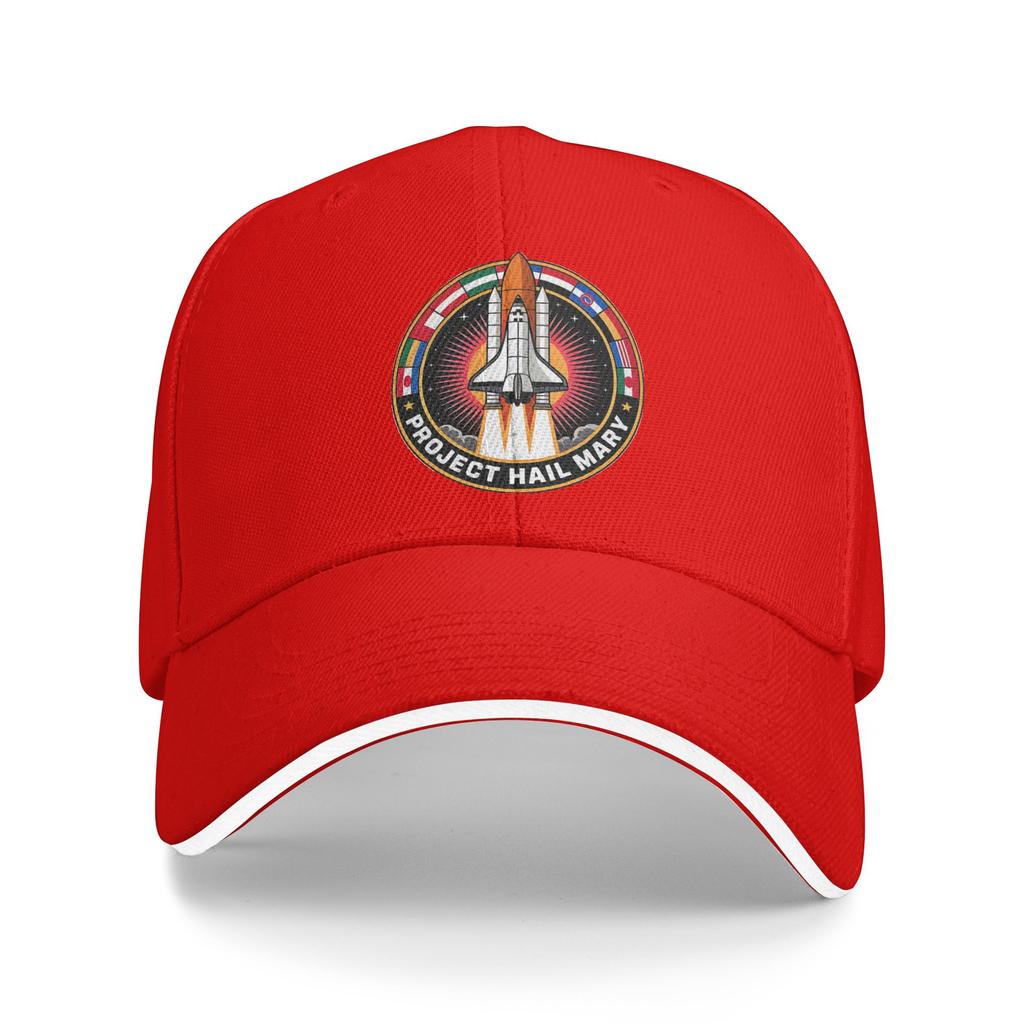 Project Hail Mary Space Rocket Movie Baseball Cap Casual Sandwich Cap Men Women Breathable Headwear Outdoor