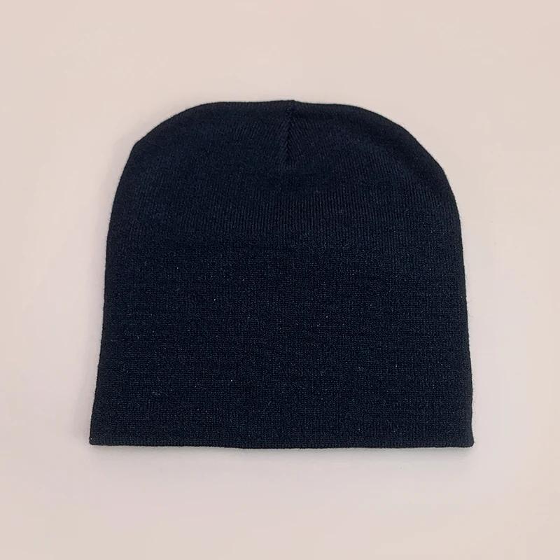 Y2K Letter Cross Street Wool Knitted Hats Autumn And Winter Hip Hop Warm Personal Comfortable Versatile Fashion Jacquard Weave