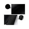 Schwarze Slim Fit Weste Damen Asymmetrische Elegante Weste mit Futter Frühlingsmode
