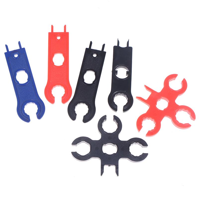 2Pcs Solar Panel Connector Disconnect Tools Solar Connector Wrench Plastic Pocket Solar Connector Assembly Tools