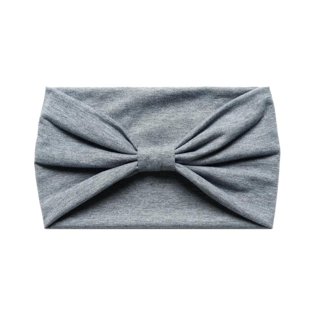 Stretchy Solid Color Sports Headband - Sweat-Absorbing Yoga & Running Hairband
