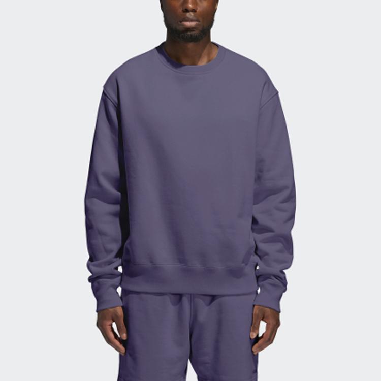 Adidas Originals Trefoil Basics Sweatshirt By Pharrell Williams Men Sweatshirt Purple GL6291