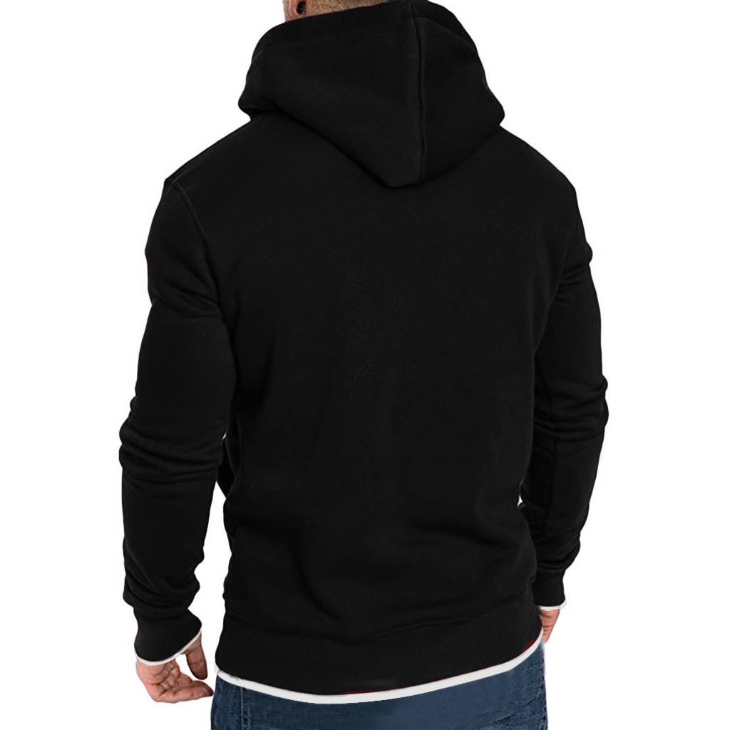 Men‘s Long Sleeve  Winter Casual Sweatshirt Hoodies Top Blouse Tracksuits