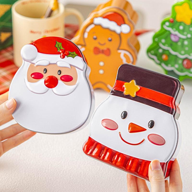 Weihnachtliche Blech Süßigkeitenboxen Mehrere entzückende Designs Für Weihnachtsgeschenke Partygeschenke Heimdekoration