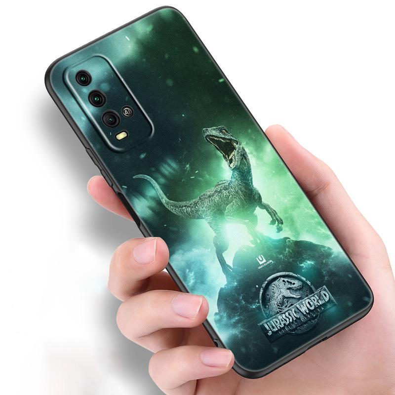 World Jurassic Park Silicone Phone Case For Xiaomi Redmi Note 11 10 9 8 Pro 11T 10T 10S 9S 8T 9 9A 9C 9T Black Soft Cover Coque