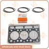 D1403 For Kubota Cylinder Head Gasket + 3 Cylinders Piston Ring 80*2.5HK+2+5mm Engine Spare Parts