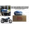 For Royal Enfield "Hunter 350 Blue Fuel Tank With Sticker"