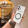 Case for HONOR 600 Viral Change to 17 Magnetic Split Leather Back Big Lens Protector Cover
