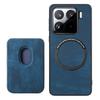 For Xiaomi 15 Pro Case Retro Leather+TPU Phone Cover with Detachable Card Slot