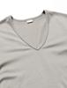 Bros by Wacoal Warm Undershirt with and Stretch Inverted Triangle Size L Men's V-Neck 3/4 Sleeves, Moisture-Wicking, Antibacterial, Odor-Resistant