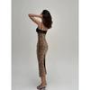 Lace Patchwork Maxi Dresses For Women Fashion Sexy Streetwear Straps Sleeveless Slash Neck Side Split Long Vestidos Robes Female