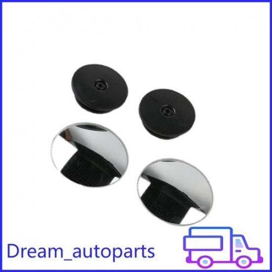 1 Pair Wide Angle Convex Rear Side View Blind Spot Wing Mirror Universal Fit Car