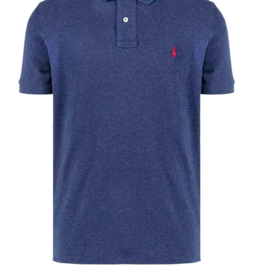 Polo Ralph Lauren SS23 Solid Logo Print Short Sleeve Polo Shirt Men Tops Navy-Blue 710680784-292