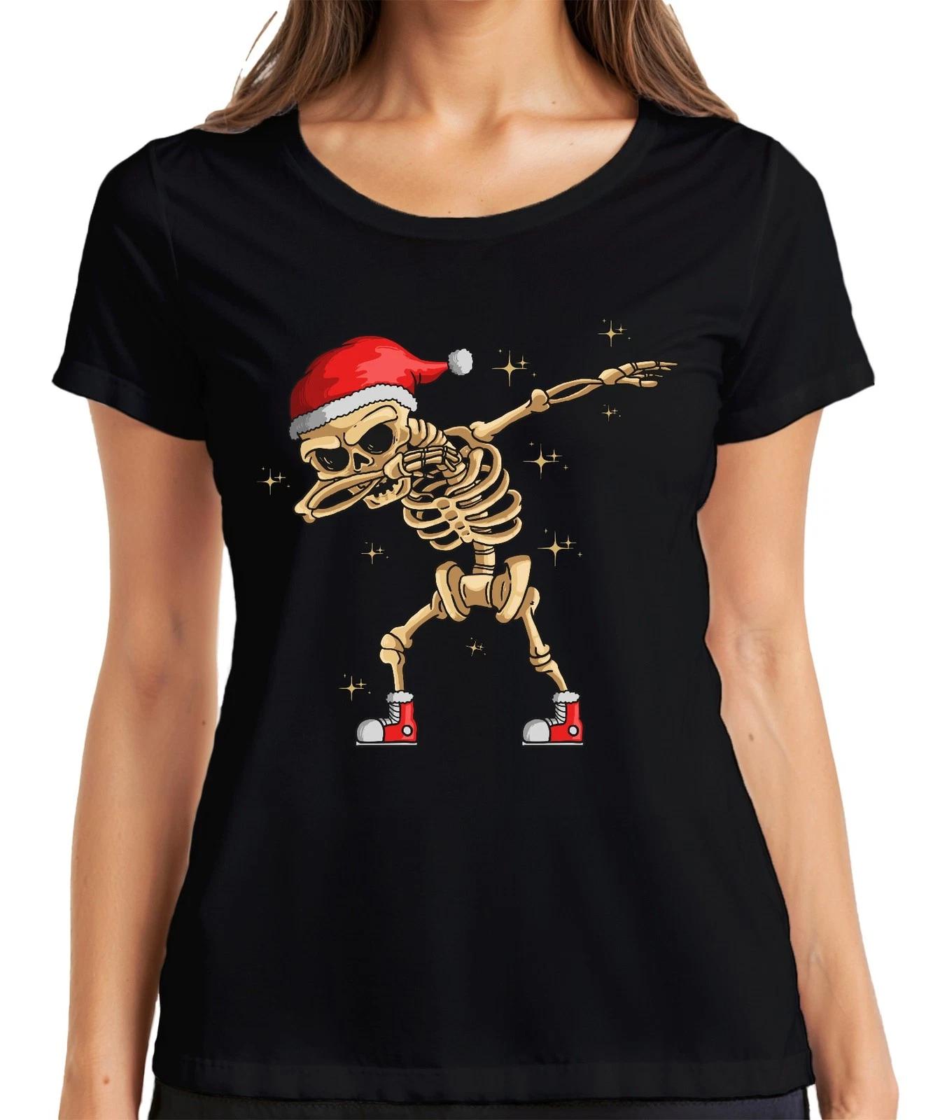 Dabbing Skelett Weihnachtsmütze - Weihnachten Weihnachtsgeschenk Christmas Damen L