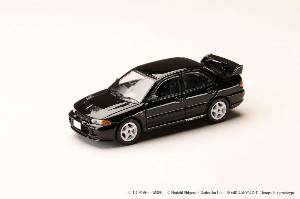 Mitsubishi Lancer RS Evolution III Initial D Kyoichi Sudo VS Ryosuke Takahashi 1/64 /
