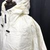 USED/Made in Japan 23KU SPORT Bench Coat Winter Jacket F Women White Padded Outerwear