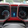 Red Carbon Fiber Car Dashboard Speedometer Cover For Chevrolet Camaro 2010-2015