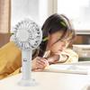 Handheld Fan 3 Speed Ventilador Fan USB Rechargeable Desktop Fan Mute Small Electric Fan with Phone Stand for Home Office Travel