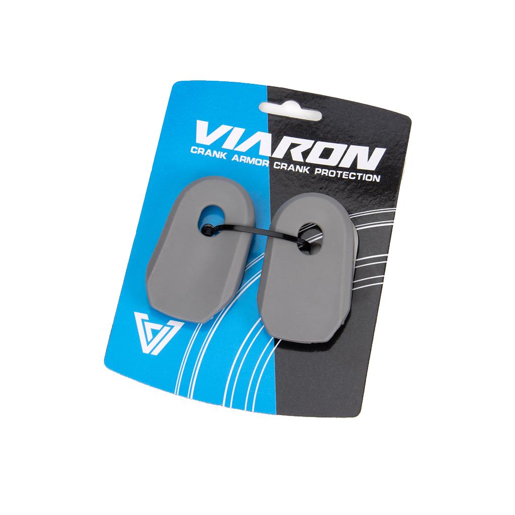 VIARON 2 Pieces Bike Crank Arm Protector Silicone Mountain Bicycles Cycling Cap Dust Proof Cover Biking Boots Accessories серый