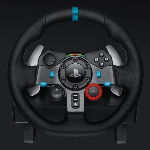 Logitech G920/G29 Driving Force Steering Wheels & Pedals, for PC, PS5, PS4, Black