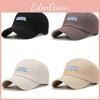 Letter Embroidery Ahhh Baseball Cap Cotton Hat Sun Protection Gift Breathable