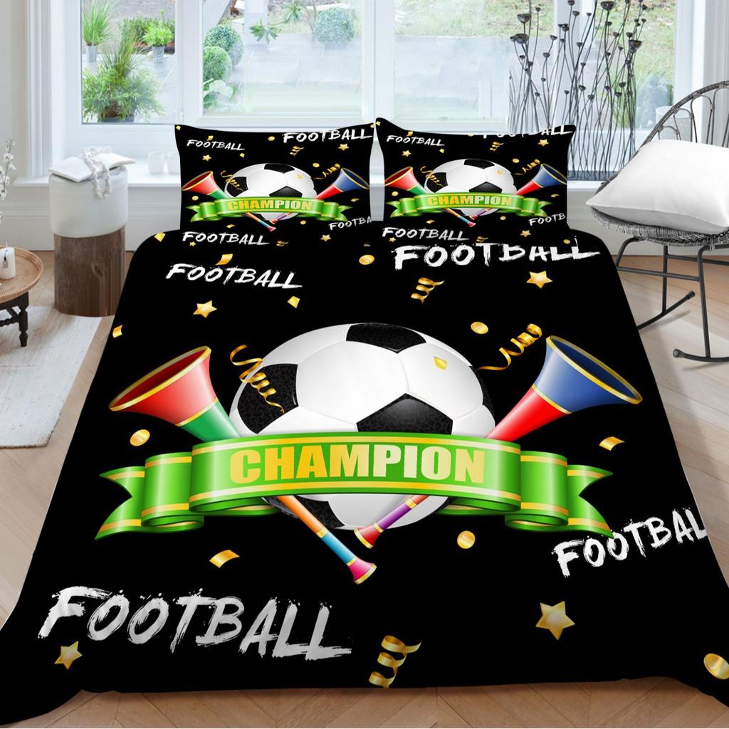 Football Series Bedding Two Or Three-Piece Sports Wind 3D Digital Printing Polyester