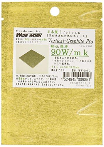 Widework WW-90VG Вертикально ориентированный графитовый теплопроводящий лист, Vertical-GraphitePro, Теплопроводность 90 Вт/(м·К), Высокопроизводительный тепловой