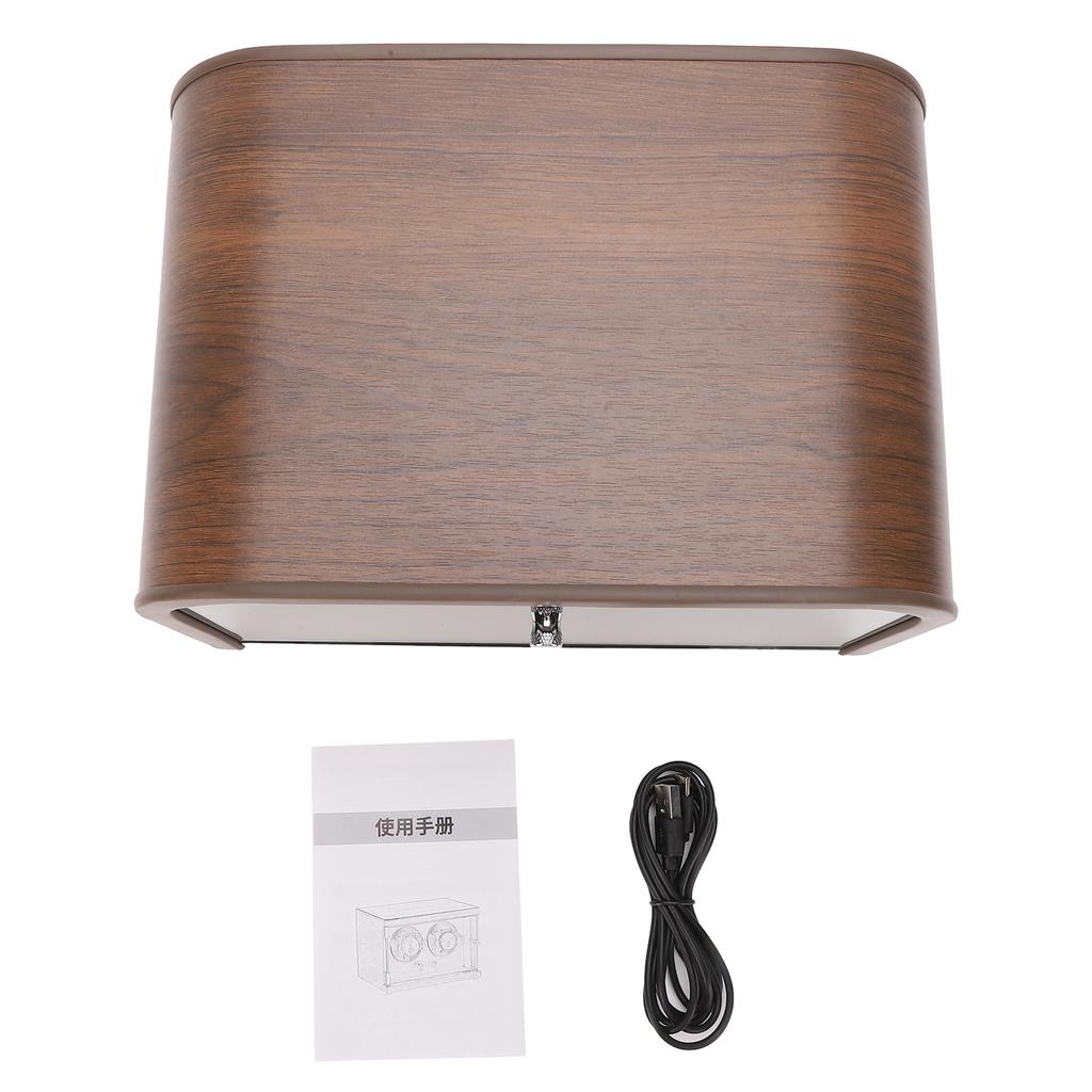 Watch Winder 5 Rotating Modes Automatic Watch Winder Box with LED Light for Mechanical Watches