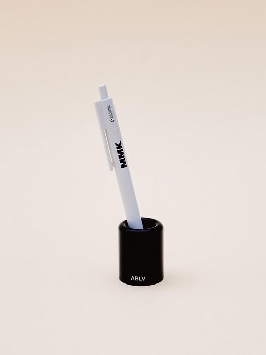 ABLV Able B Aluminum Round Toothbrush Holder Stand (Black) aluminium