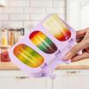 Silicone Popsicle Molds Maker Reusable Ice Popsicle Cartoon Small Popsicles Non-stick DIY Molds