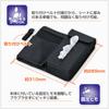 SEIWA Car Interior Supplies Compact Seat Back Pocket Black W625
