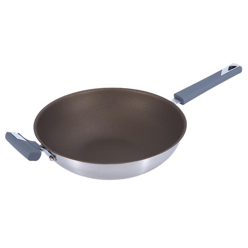 San Jiaolong Household 3-Layer Steel Titanium Wok