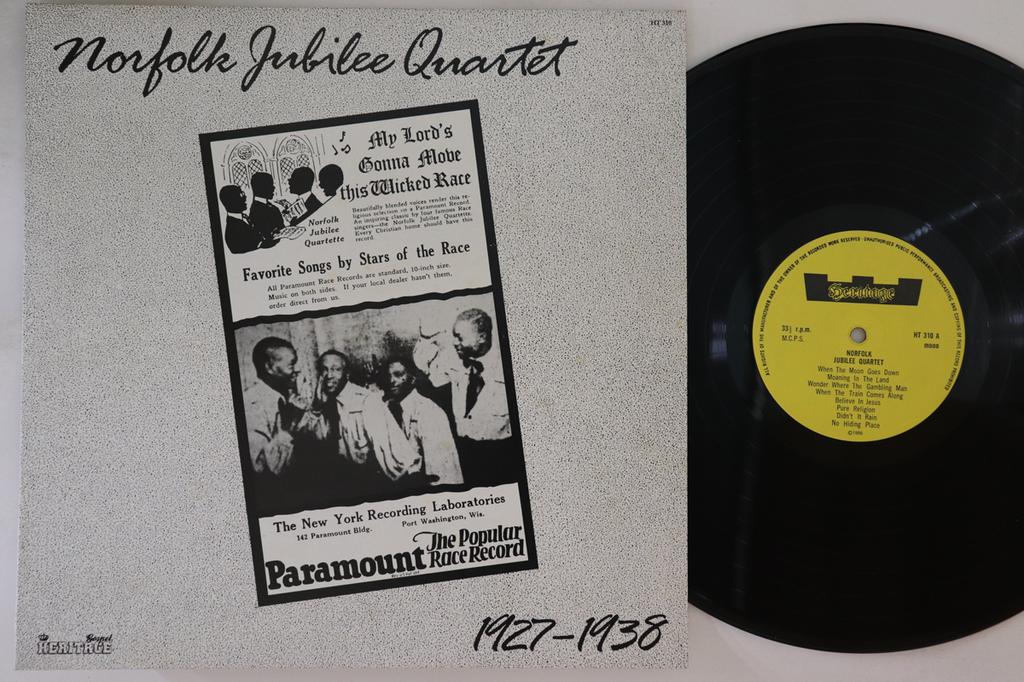 LP Record NORFOLK JUBILEE - 1927-1938 HT310 HERITAGE 1985 UK Blues Used