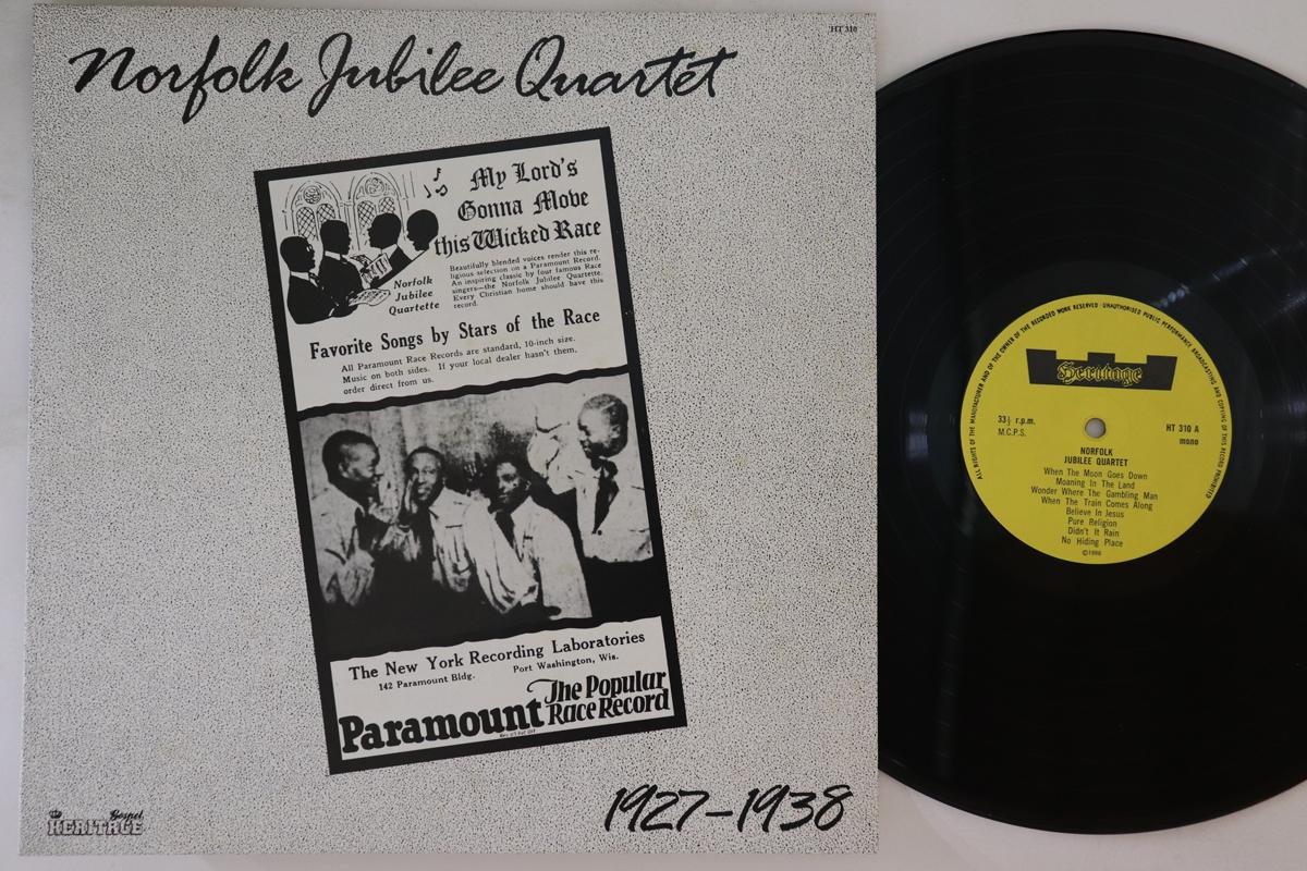 

LP Record NORFOLK JUBILEE - 1927-1938 HT310 HERITAGE 1985 UK Blues Used