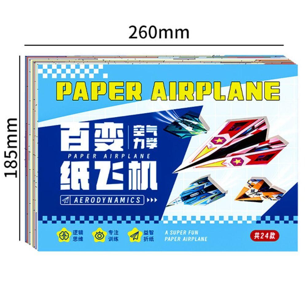 Set Origami Aereo di Carta Montessori Versatile Giocattolo Aereo di Carta Ragazzi Bambini Bambine