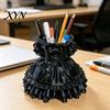 Teacher Gift Pen Holder 3D Printed Dress Shape Holder, Cute Desk Organizer Cup for Makeup Brushes Stationery, Creative Home Office Decor Small Item