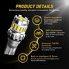 6500K White  912 921 LED Backup Reverse Light Bulbs For Silverado Sierra 1500 EA