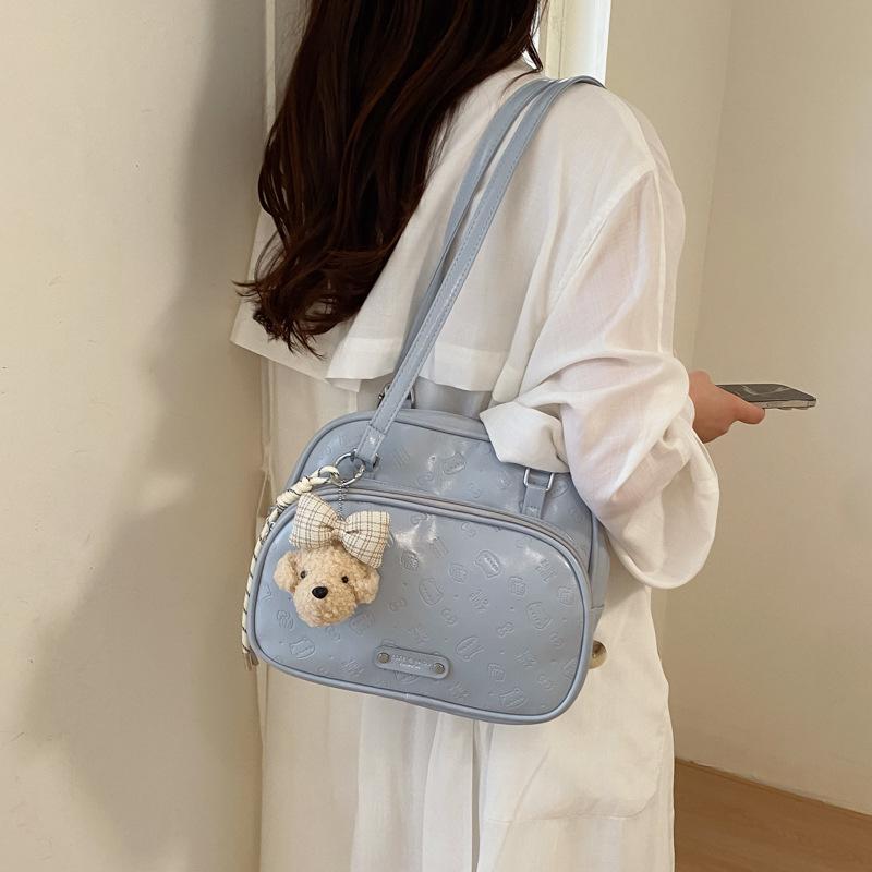 Schoolbag Fashion Commuter Backpack Women's 1011 New Large Capacity Backpack After Travel College Style Class School Bag