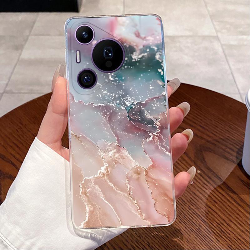 Back Cover For Huawei Pura70 Pura 70 Pro Plus Case Luxury Cute Love Rabbit Funny Pattern Clear Soft Slim TPU Silicone Phone Case