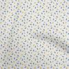 oneOone Cotton Flex Gray Fabric Floral Fabric For Sewing Printed Craft Fabric By The Yard 40 Inch