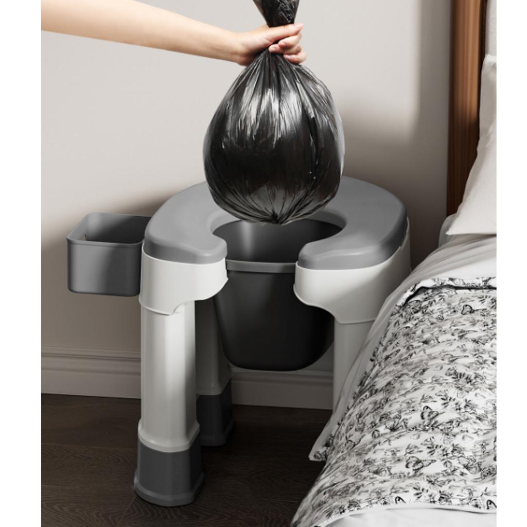 Adult Portable Toilet Home Indoor Bedroom Bedside Use for Elderly Pregnant Women